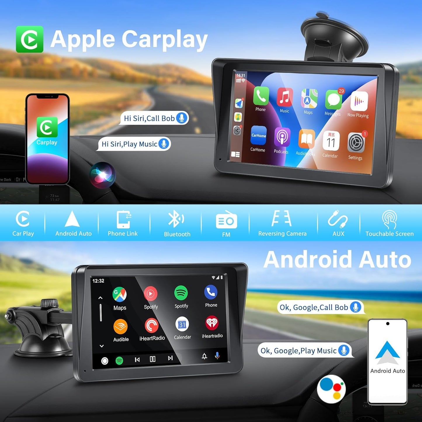 CarTunez™ CarPlay & Android Screen