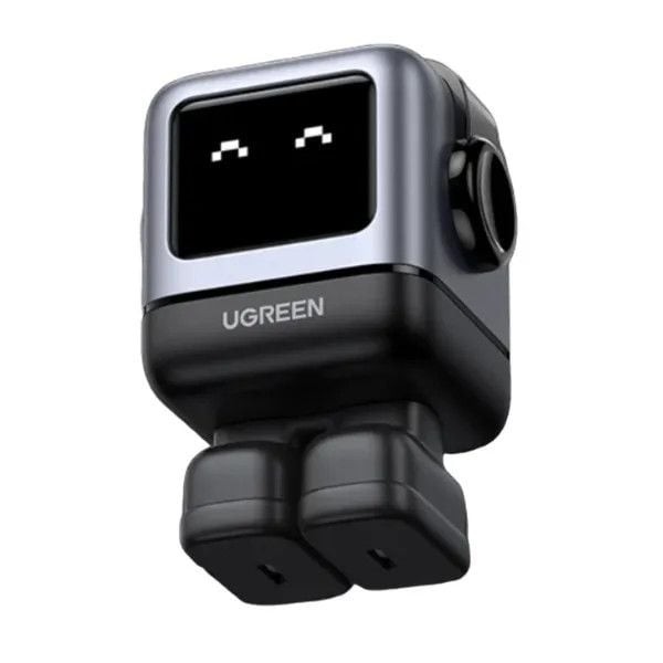 Sạc nhanh Ugreen Robot CD361 35314 cổng USB-C và USB-A GaN 65W