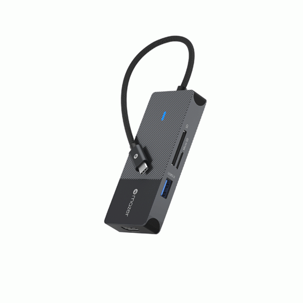 Mazer Infinite.HUB Plus 7-in-1 USB-C to HDMI4K/30hz/USB3.0X3/SD/MicroSd Card with PD3.0-100W/20CM cable